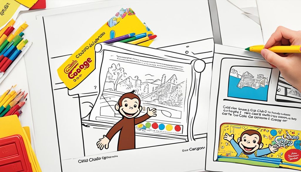 Accessing Curious George Coloring Book