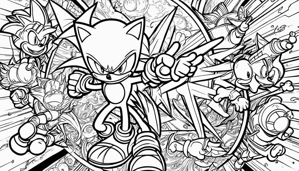 Adult Coloring Book featuring Dark Sonic Designs Adult Coloring Book featuring Dark Sonic Designs