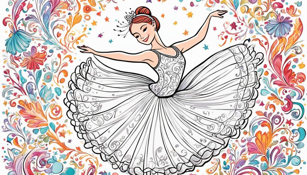 Artistry in Dance Coloring Pages