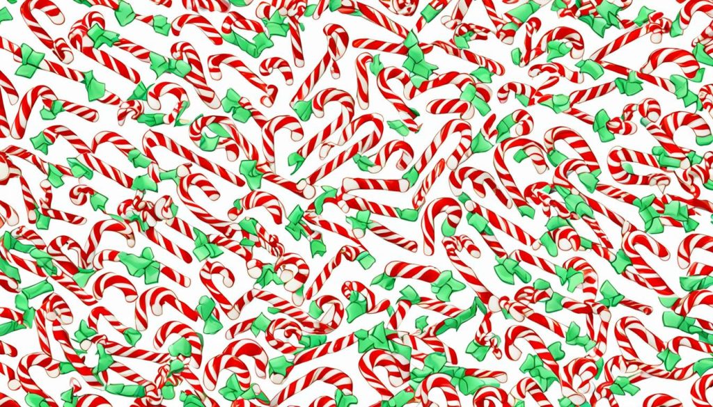 Assorted Candy Cane Coloring Pages