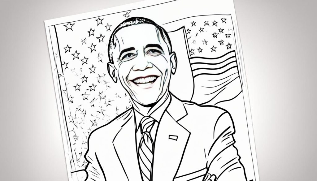 Barack Obama Coloring Page