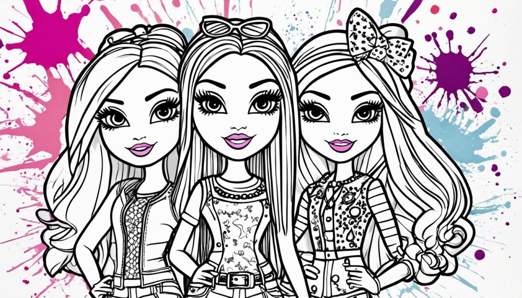 Bratz Dolls Coloring Activities