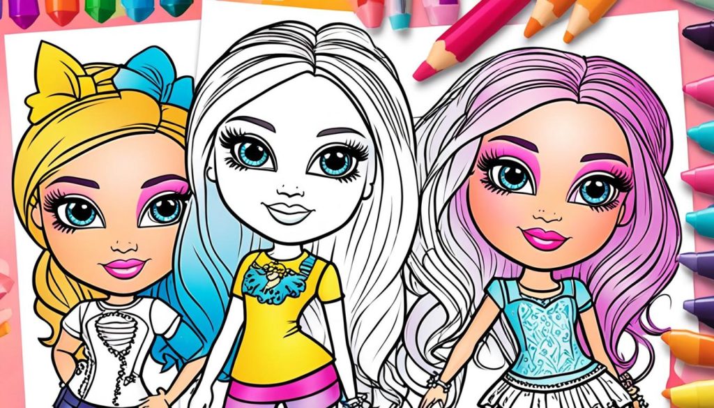 Bratz Dolls Coloring Techniques