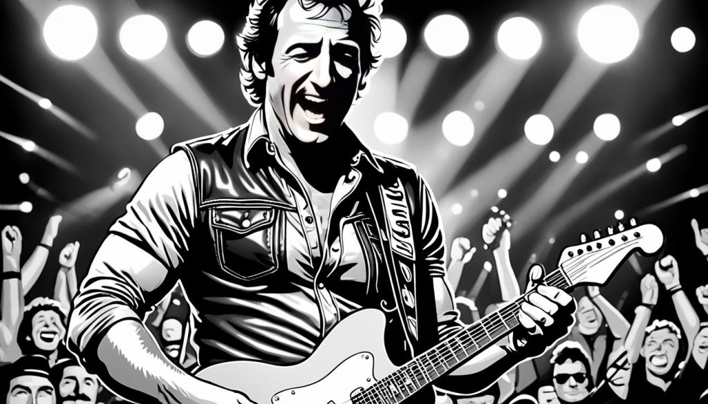 Bruce Springsteen coloring page