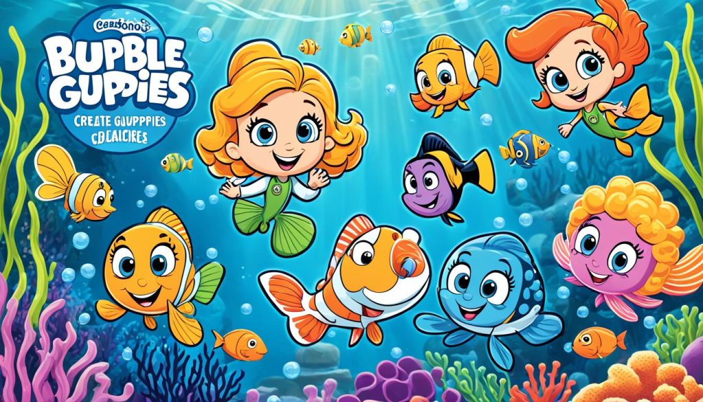 Bubble Guppies Coloring Images