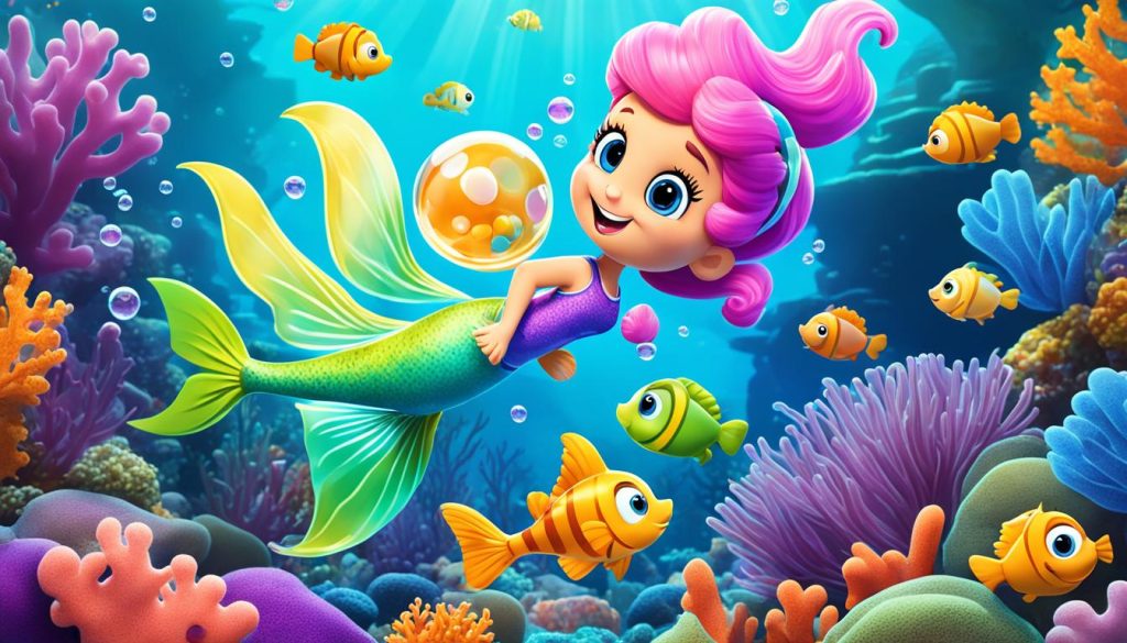 Bubble Guppies Coloring Pages Art Print