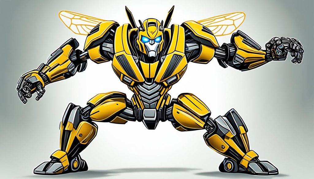 Bumblebee Transformer Art