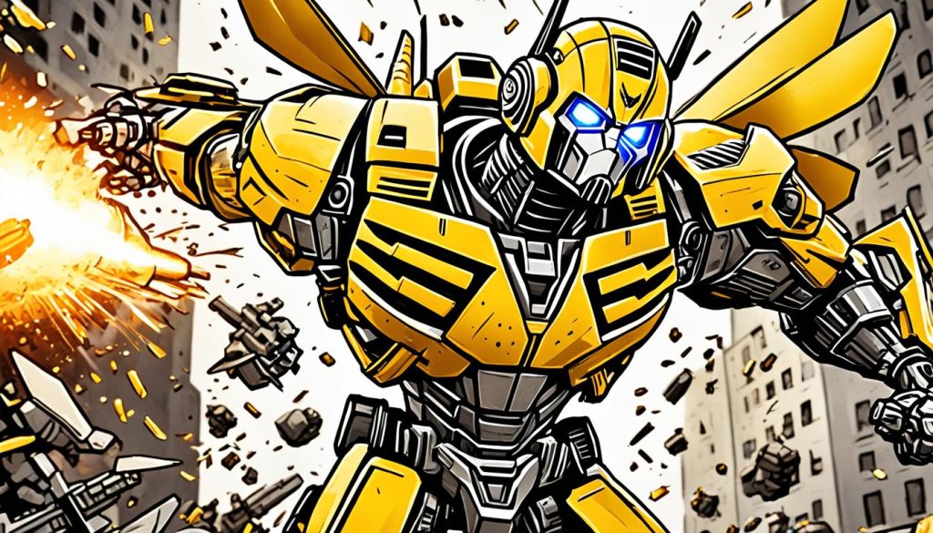 Bumblebee Transformer Color Page