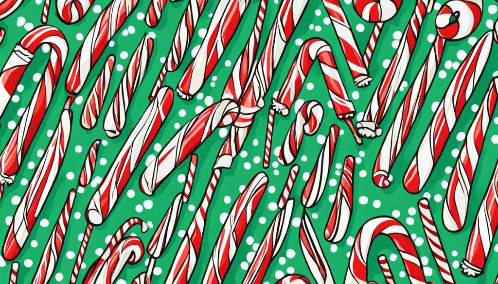 Candy Cane Coloring Pages