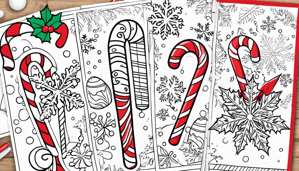 Candy Cane Coloring Pages