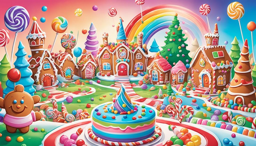 Candy coloring book for kids
