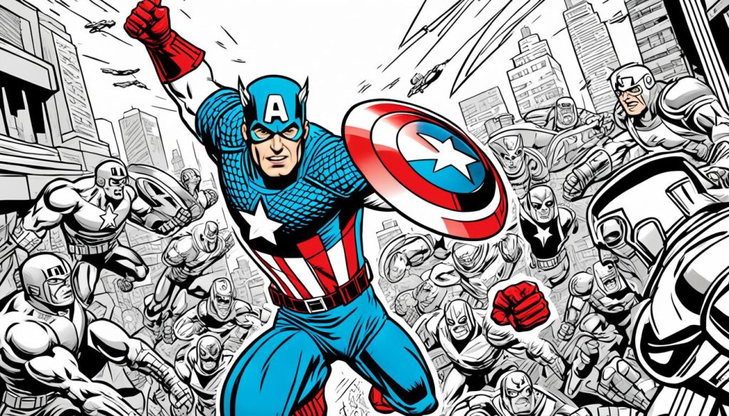 Captain America Coloring Pages