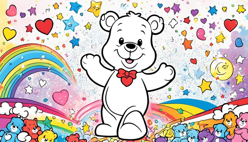 Care Bears coloring sheets