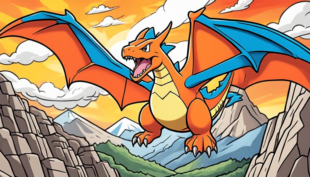 Charizard Pokemon coloring book for kids