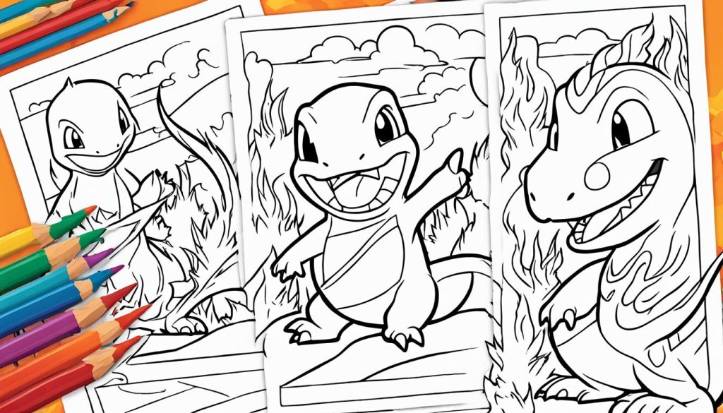 Charmander Coloring Pages