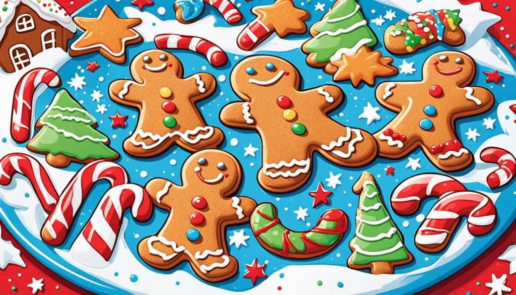 Christmas Cookie Color Book Pages
