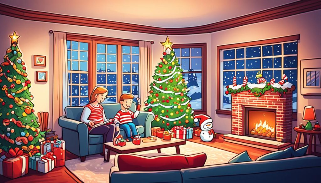 Christmas decor with candy cane coloring pages