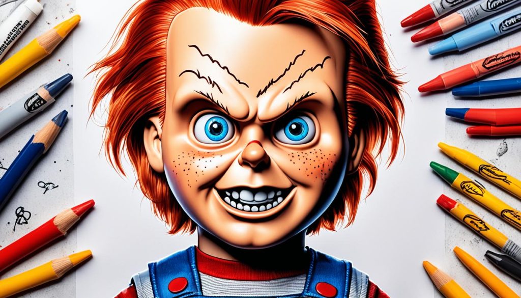 Chucky Character Coloring Pages