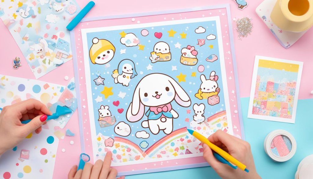 Cinnamoroll art print craft ideas