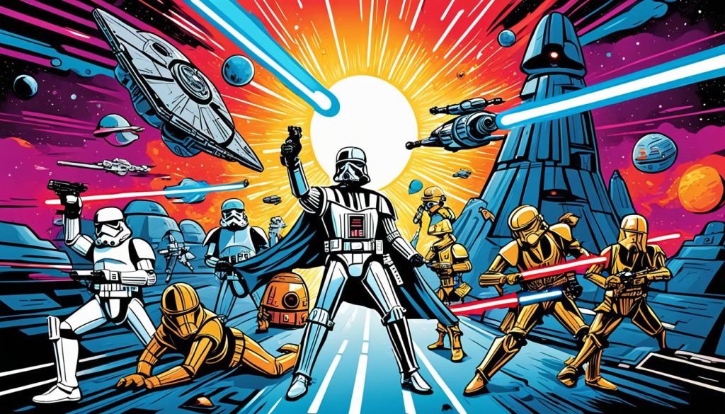 Colorful Starwars Illustrations