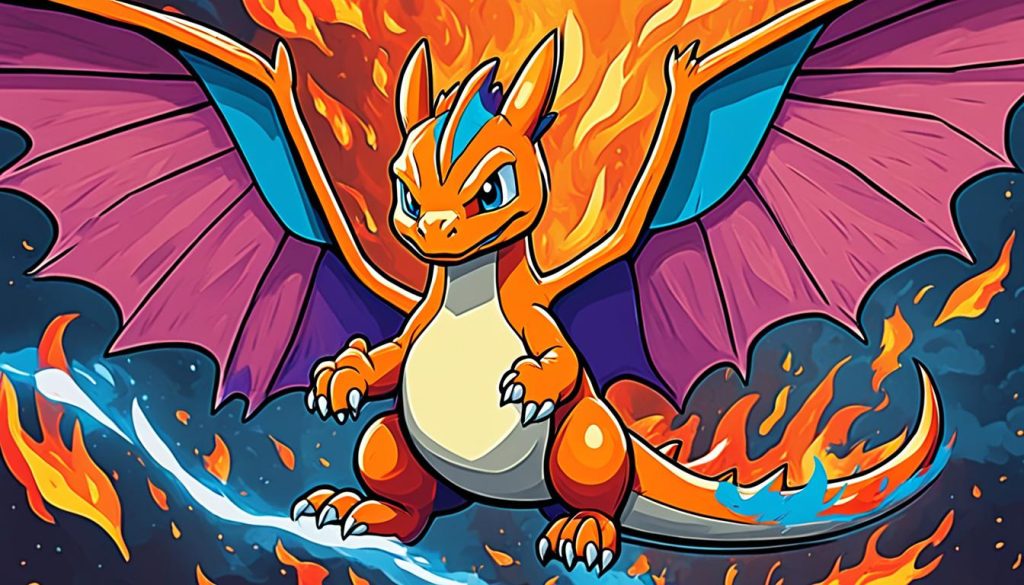 Coloring techniques for Charizard