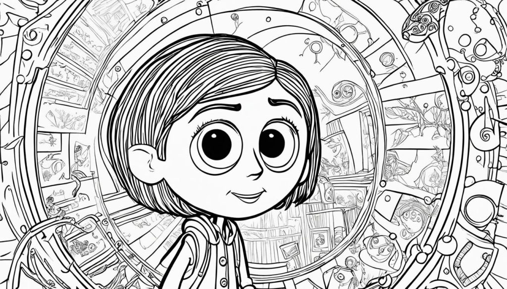 Coraline coloring pictures