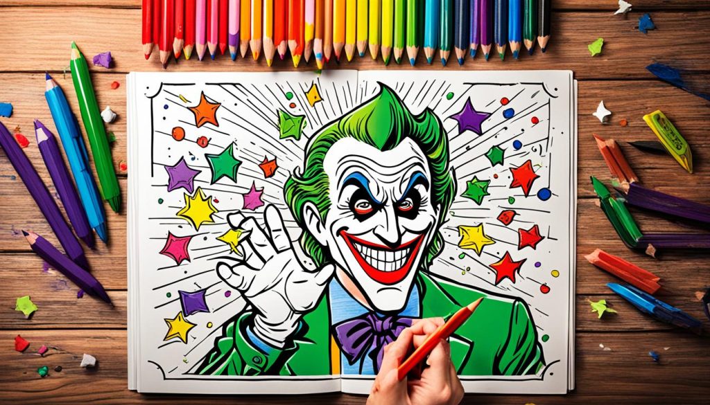 Crafting with Joker Coloring Book