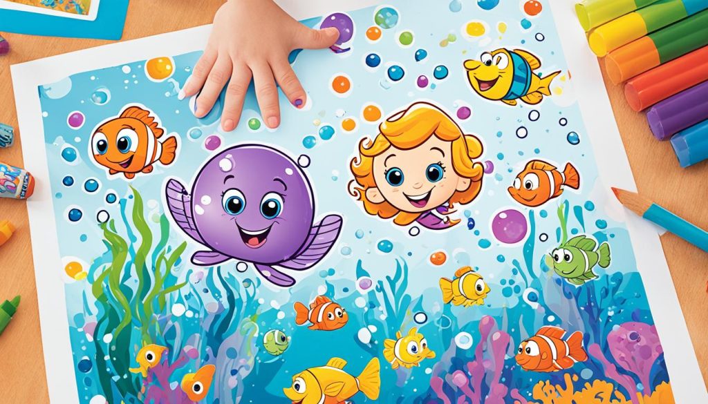 Creative ways to use bubble guppies coloring sheets