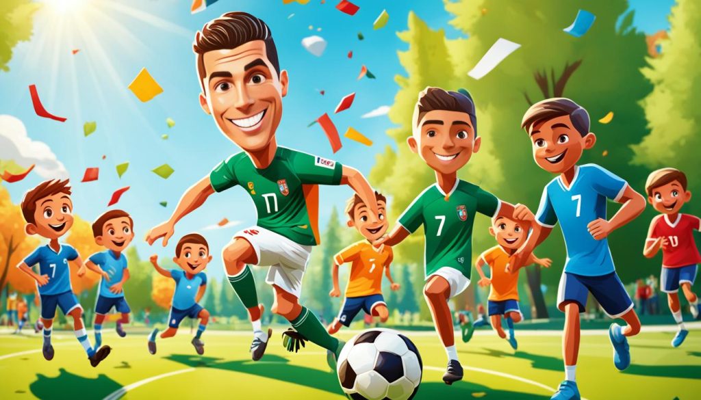 Cristiano Ronaldo kids activities