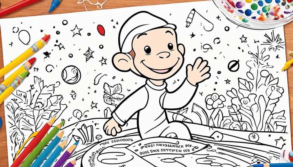Curious George Coloring Book