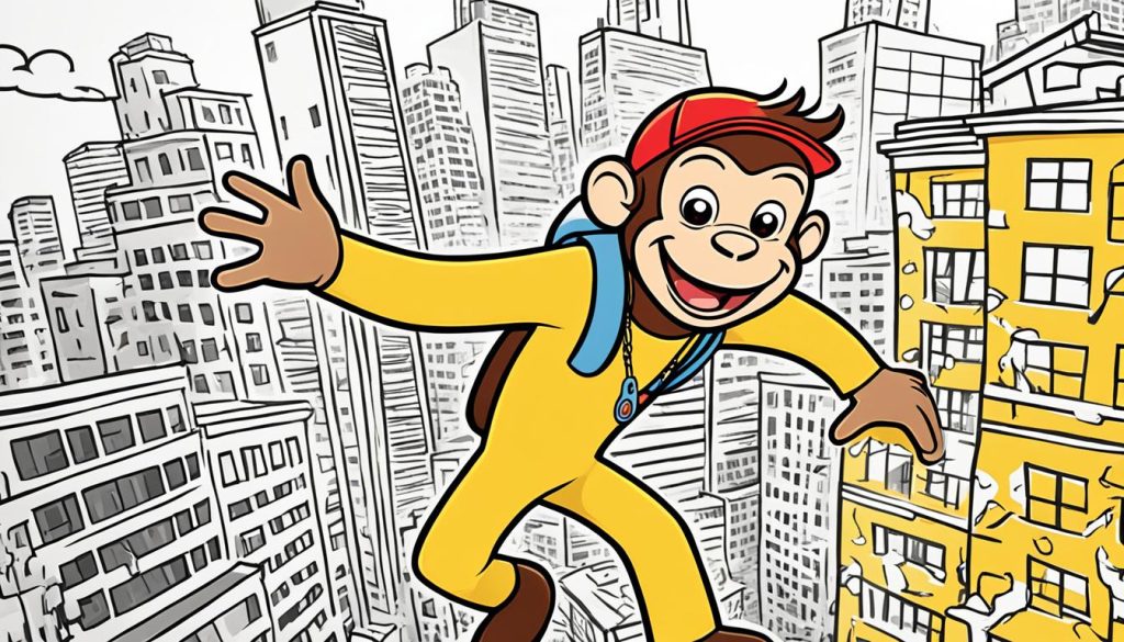 Curious George Coloring Pages
