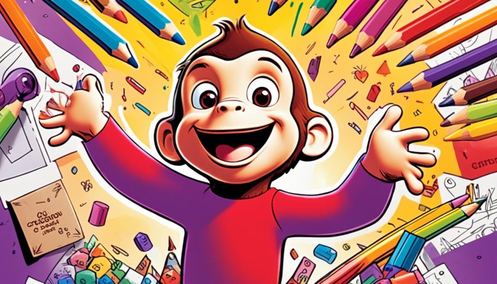 Curious George coloring pages for adults