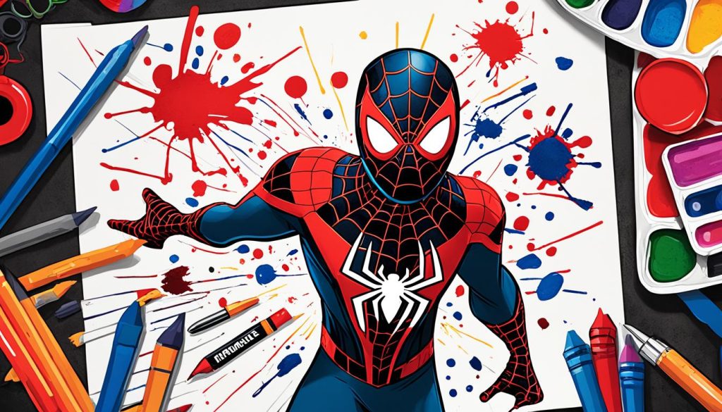 Customize Your Miles Morales Coloring Experience