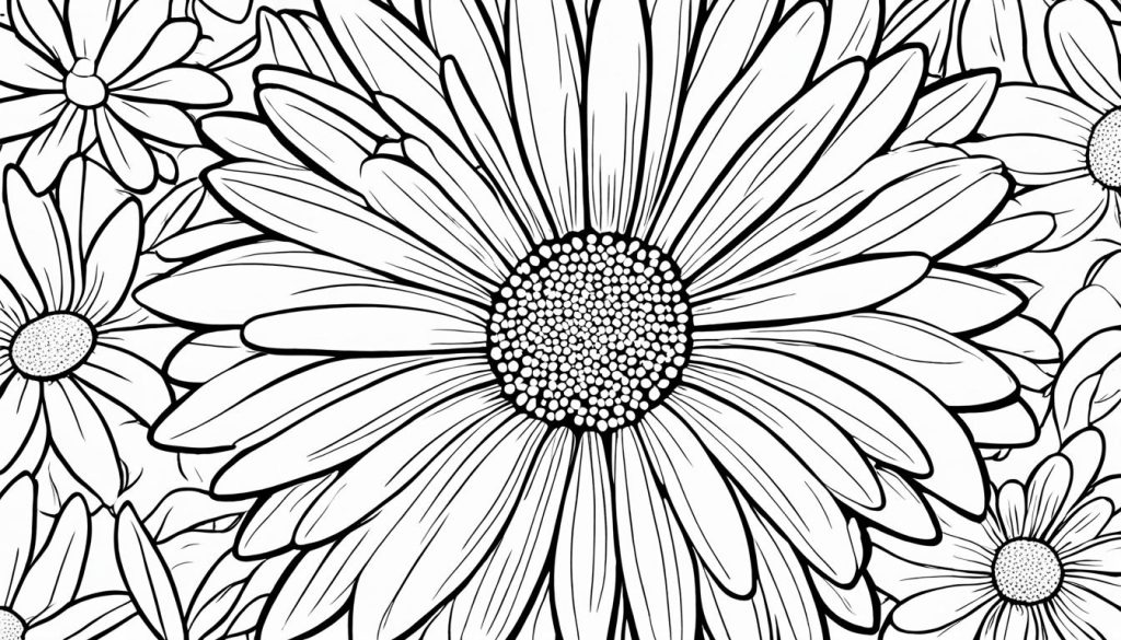 Daisy coloring sheets