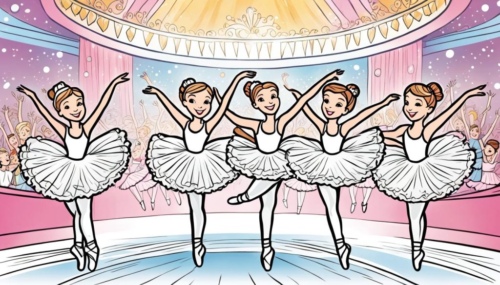 Dance coloring page sample