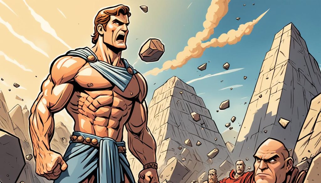 David and Goliath Coloring Pages