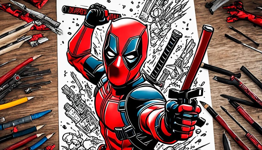 Deadpool Coloring Sheets Deadpool Coloring Sheets