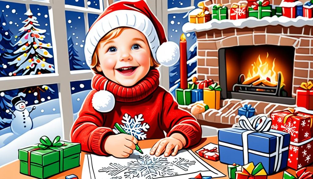 December coloring pages