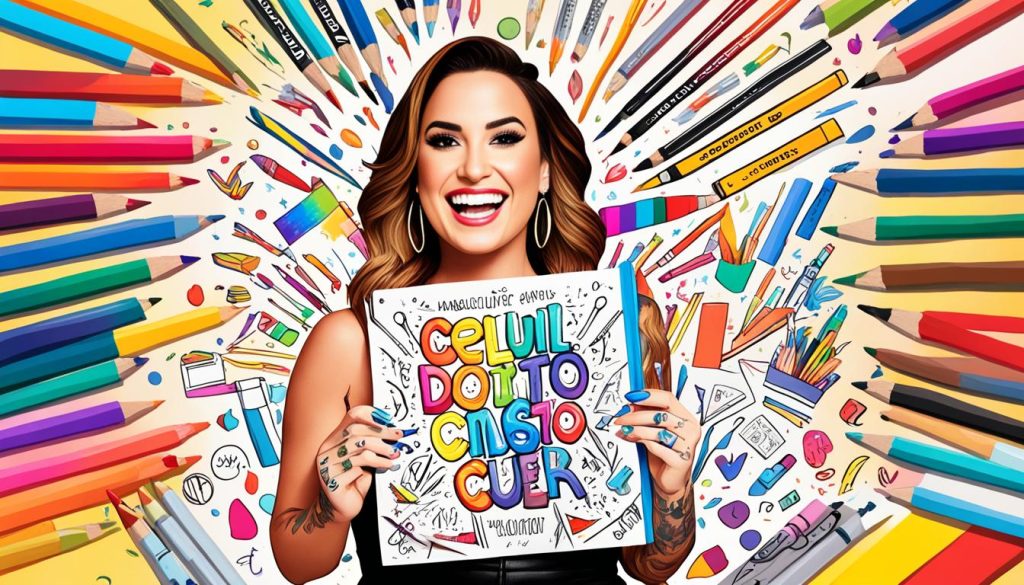 Demi Lovato Coloring Book