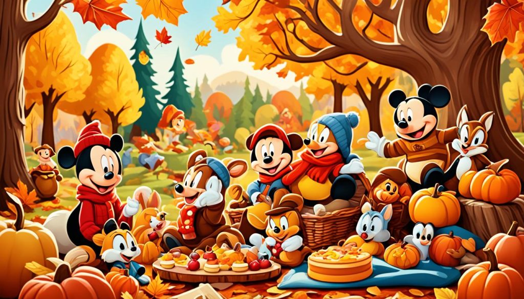 Disney autumn coloring pages