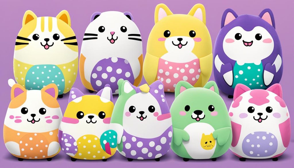 Diverse Squishmallows Characters