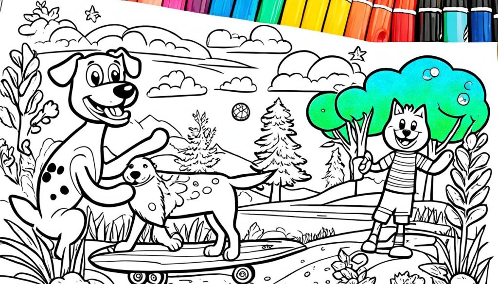 Dog Man extra coloring activities