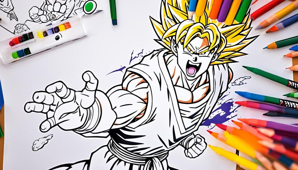 Dragon Ball Z Coloring Activities