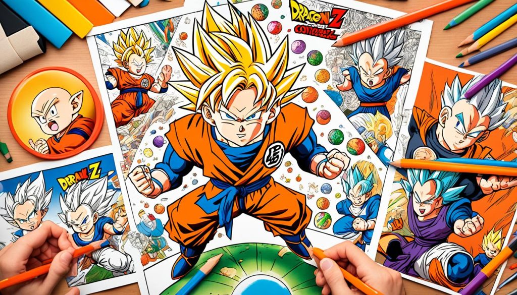 Dragon Ball Z coloring book