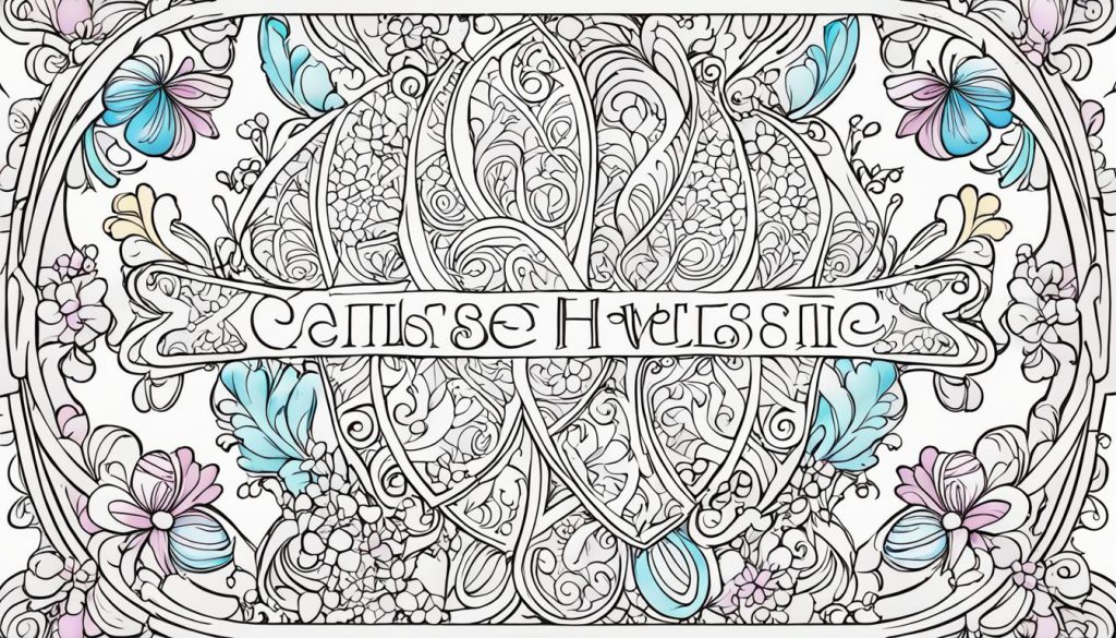 Easter-themed cross coloring sheet