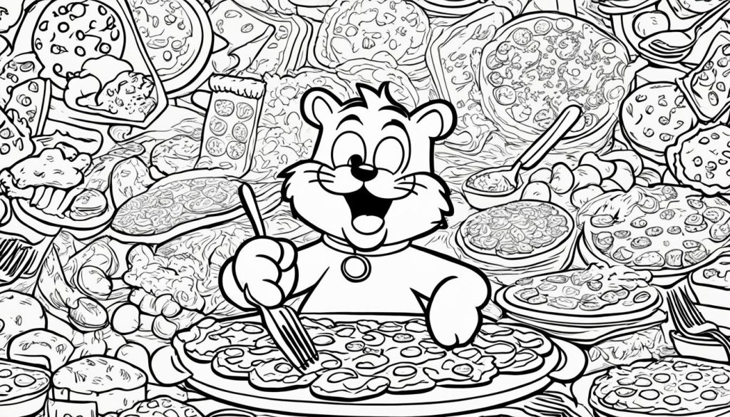 Example of Garfield Coloring Pages Online