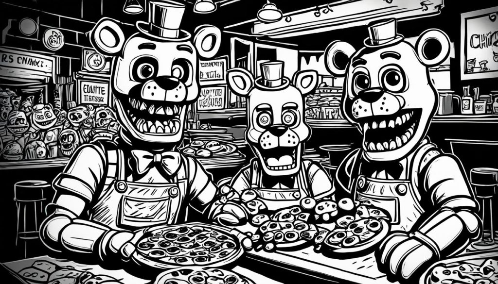 FNAF coloring sheets