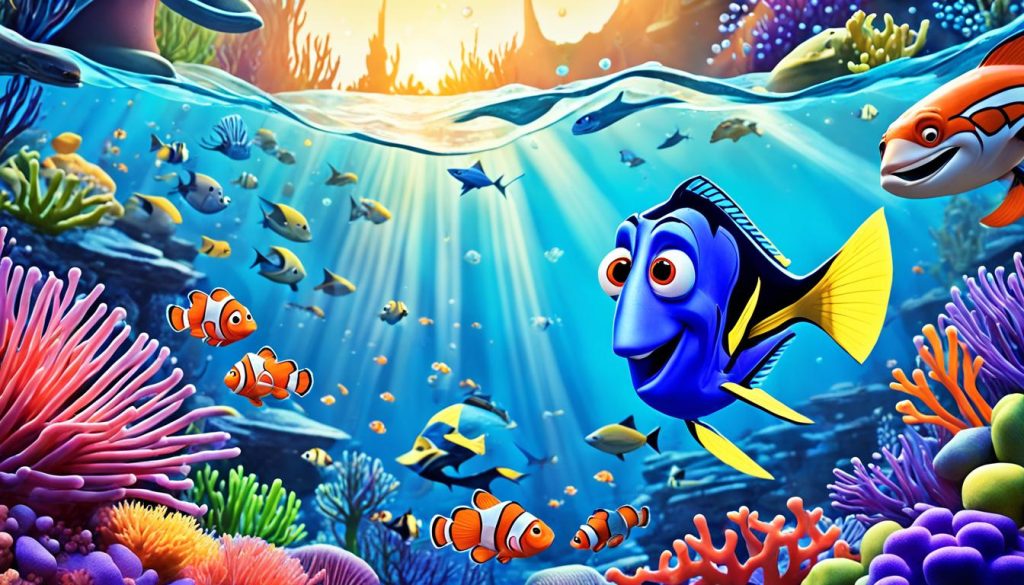 Finding Nemo color book art