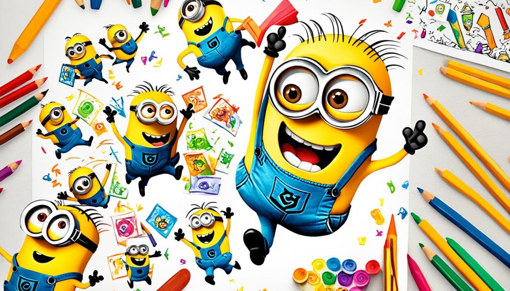 Free Minion Coloring Pages