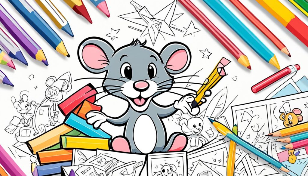Free mouse coloring pages
